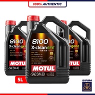 MOTUL 8100 X-CLEAN EFE 5W30 C3 / X-CESS GEN2 5W40 Fully Synthetic Engine Oil (5L)