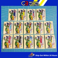 71CLUB STICKER SEVENTY ONE CLUB 71 STIKER PANTUL CAHAYA / R700