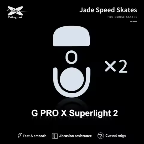 Xraypad Jade Speed Mouse Skates For Logitech G Pro X Superlight 2 X-Raypad Esports GPX2 skates Mouse