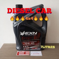 EXN Emplios HIGH PERFORMANCE ENGINE OIL, 4x4 DIESEL ENGINE OIL 15W40  7L