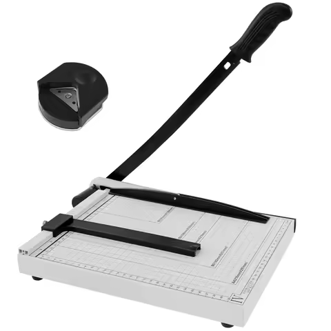 Paper Cutting Tool Metal Blade Machine Paper Cutter with Blade Lock for Cardstock Photos Postcards C