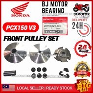 PCX150 NEW FRONT PULLEY SET PCX150 V3 PULLEY SET WITH ROLLER - 22110-KZY-701 / 22110-K36-A00 / 2110-