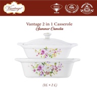 Vantage 2 in 1 Summer Camelia Casserole Set(1L+2L)