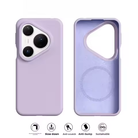 For Huawei Pura 90S 90 Pro Max Case Stylish Liquid Silicone Skin-friendly Cover For Magsafe Wireless