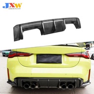 For BMW M3 M4 G80 G82 G83 2021+ Rear Diffuser Carbon Fiber Rear Bumper Lip Spoiler Diffuser Rear Dif