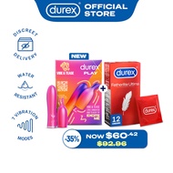 Durex Play 2in1 Vibrator &amp; Teaser Tip + Durex Fetherlite Ultima 12s