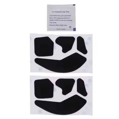 2 Sets 0.6mm Mouse Skates Sticker Pad for ROCCAT Leadr Wireless RGB Mouse