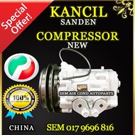 PERODUA KANCIL SANDEN SD OEM CHINA NEW COMPRESSOR/ KOMPRESOR (CAR AIRCOND SYSTEM)