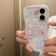 Cute Bear Transparent Phone Case Anti-Fall for iPhone 16 Promax 15 Promax 11 12 13 Pro14plus 11Proma