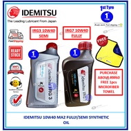 IDEMITSU 4T 10W40 10W-40 FULLY/SEMI Synthetic OIL (1L) *100% ORIGINAL*YEAR2023*[Petronas F700 4T][Pe