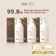H‘ar Dr. Ran Black egg Protein Anti Hair loss Shampoo 500ml x3 [ Five black ingredients + egg to promote hair growth ]