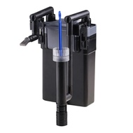 Penapis akuarium SUNSUN Penapis arang yang dipasang di dinding Penapis landskap air terjun gantung b