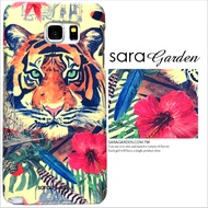 【Sara Garden】客製化 手機殼 SONY Xperia 10 Plus 水彩 扶桑花 孟加拉虎 保護殼 硬殼