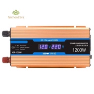 Multifunctional Power Inverter 1200W 12v DC to 220v AC Inverter Vehicle-Mounted Voltage Inverter
