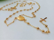 GOLD NECKLACE ROSARY