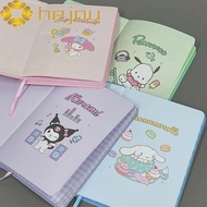 HEJOU B6 Notebook, Horizontal Line My Melody Anime Cinnamoroll Handbook, Cartoon Creative Write Smoothly Memo Diary Planner Drawing Graffiti Notebook Agenda Organizer