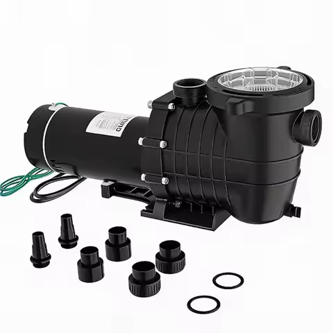 2.0 HP Swimming Pool Pump 1500W 110-120V 60Hz Single Voltage Pumps with Strainer Basket for Above-Gr