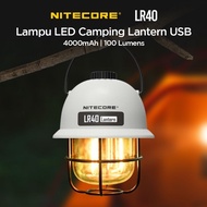 NITECORE LR40 4000mAh 100 Lumens Outdoor Aesthetic Camping Lantern Lamp can be used for Powerbank