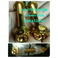 tmx155  12mm T-post bolts set original heng gold bolts