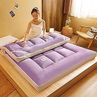 Full Thicken Japanese Floor Mattress Futon Mattress - Foldable Sleeping Bed Mat Roll Up Mat Tatami Floor Mattress Soft Twin Tatami Mattress For Guest Room (Color : E, Size : 150X200cm)