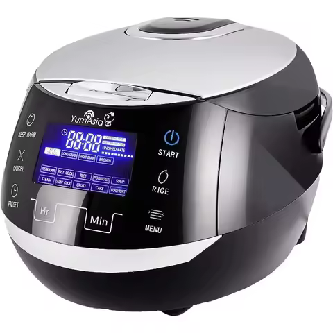 Asia Sakura Rice Cooker with Ceramic Bowl and Advanced Fuzzy Logic (8 Cup, 1.5 Litre) 6 Rice Cook Fu