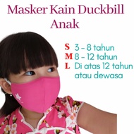 Masker Kain Anak model Duckbill Super Premium Quality