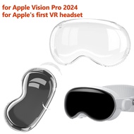 TPU VR Helmet Protective Cover For Apple Vision Pro Shockproof Transparent Anti-scratch Dustproof Fo
