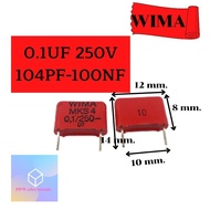 WIMA Capacitor MKP10 MKS4  0.1UF 250V / 0.1UF 360V / 0.047UF 160V / 0.047UF 630V /  0.033UF 630V 0.0