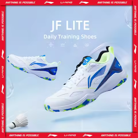 Li-Ning Unisex JF LITE Badminton Shoes NON-MARKING Breathable Comfortable LiNing Men Women Daily Tra
