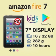 [No Ads] All-New Fire 7 (12th Gen) - 96 GB + 7 Inch Display | Amazon Fire Kindle eReader + Kids Andr