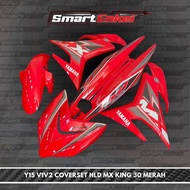 Y15 V1/V2 COVERSET MX KING MERAH 30 HLD