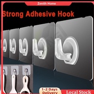 10pcs Adhesive Hook Wall Hook Strong Adhesive Wall Hook Organizer Sticker Hook Wall Mount Hook