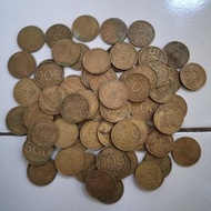 1 per keping koin 500 kuning melati tahun random