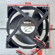 Quạt Tủ Lạnh SAMSUNG 12V 3 Dây Kích Thước 9cm x 9cm Zắc Cắm To NIDEC