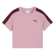 Puma Junior Girls T7 Baby Tee Gr53 (Poised Pink) - Sports Direct