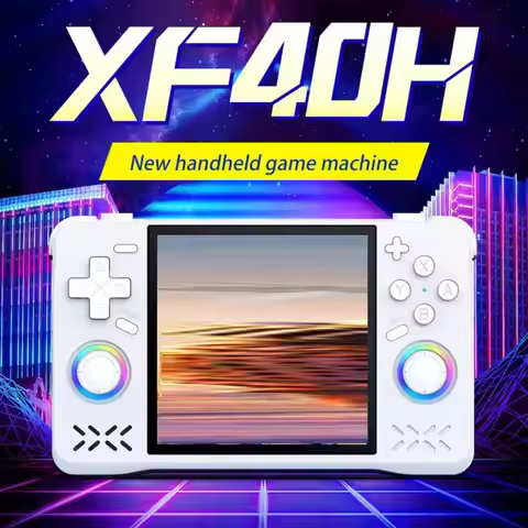 XF40H Open Source Handheld Game Console Dual Joystick 4inch iPS Screen Game Machine 4000mAh 1GB+8GB 