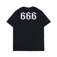 Metal t-shirt Satanic Distro t-shirt Men Women Black SIXCISSORS 666 GRUNGE