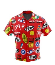 Akira Full Decals Button Up HAWAIIan CASUAL Shirt, Size XS-6XL, Style Code166