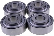DVPARTS 4PK Heavy Duty Front Wheel Bearings AA21480 Compatible with John Deere ZTrak 657 661R 667 66