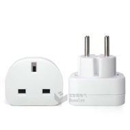 4.8mm Korean Travel Conversion Plug European Standard to British Standard Adapter British to Europea