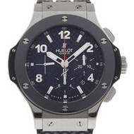 Hublot Big Bang watch, caliber HUB4100 301.SB.131.RX, stainless steel, ceramic, and rubber, automati