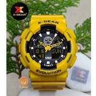 READYSTOCK ORIGINAL X-GEAR X-3796 AUTOLIGHT Sports watch Multi-function Digital  Couple Watch Jam Ta