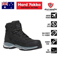 HARD YAKKA Y60335 Atomic 7-Inch Hybrid Side-Zip Safety Boot Black, Size 6-13