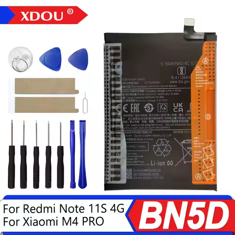 Brand New BN5D 5000mAh Battery For Xiaomi Redmi Note 11S 11 S 4G / M4 PRO 4G Phone Replacement Batte