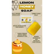 HONEY LEMON SOAP HONEY SOAP BRIGHT SOAP ACNE SOAP FACIAL SKIN SMOOTH SOAP SKIN SOFT SKIN SOAP HONEY 