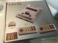 復古紅白遊戲機 連遊戲帶