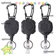 OPTIMISTI Retractable Badge Holder Badge Holder Office Supplies Retractable Identity Tag Badge Clip 