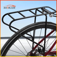 [BaoblazeMY] Bike Rear Rack Steel Frame Holder Touring Luggage Carrier Pannier Support for Fixie Bik