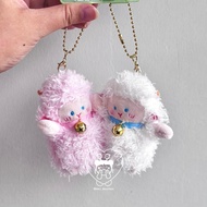 GANTUNGAN Mici Keychain - Cute Panda Cat Alpaca Sheep Couple Doll Keychain