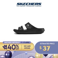 Skechers Women Foamies Arch Fit Wave Sandals - 111440-BLK